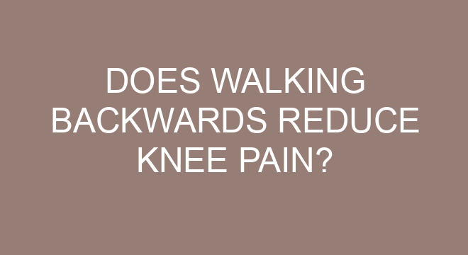 does-walking-backwards-reduce-knee-pain