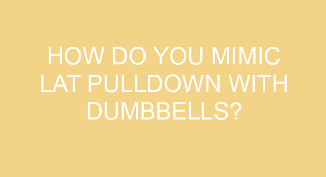 how-do-you-mimic-lat-pulldown-with-dumbbells