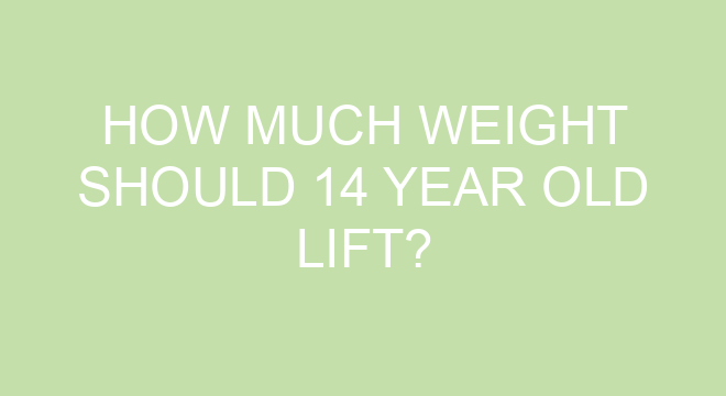 how much should a 13 year old weight lift