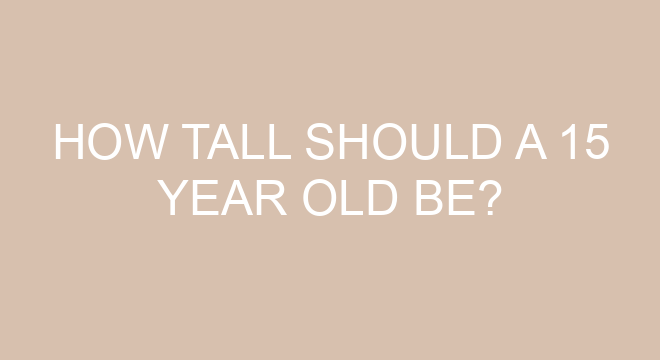 is 5 8 tall for a 15 year old male