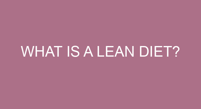 what-is-a-lean-diet