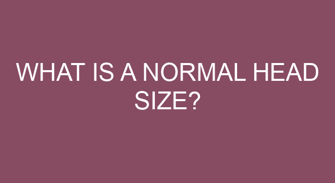 What Is A Normal Head Size?