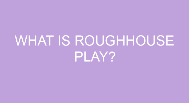 what-is-roughhouse-play