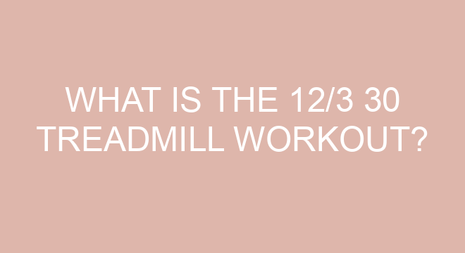 what-is-the-12-3-30-treadmill-workout