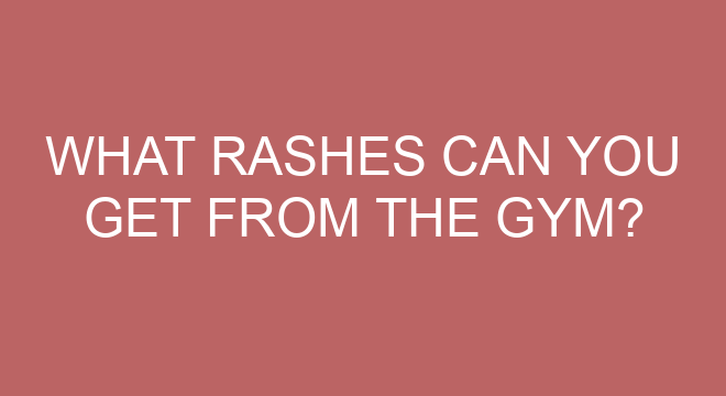 what-rashes-can-you-get-from-the-gym