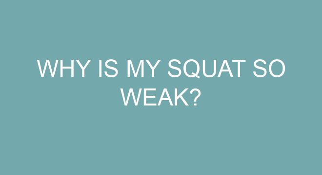 Why Is My Squat So Weak? – Thefitnessfaq