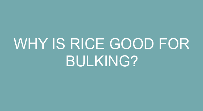 why-is-rice-good-for-bulking