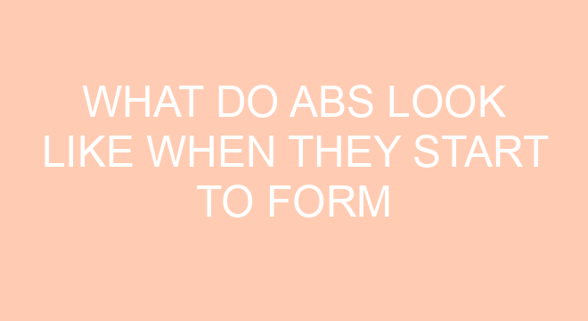 what-do-abs-look-like-when-they-start-to-form-female